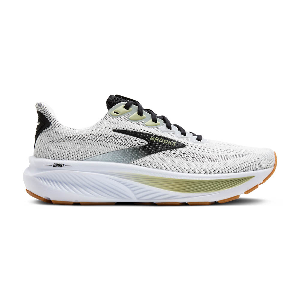 BROOKS ゴースト17 ホワイト/グレー［MEN］