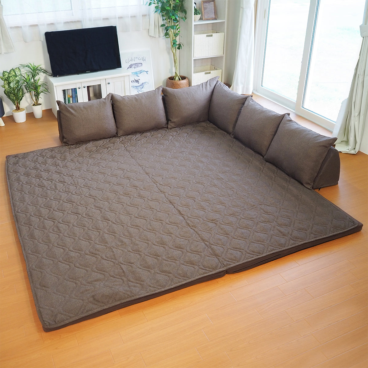 コーナーソファ koseki フロアソファー コーナーソファー L字 3人掛け こたつ ふかふか カウチ