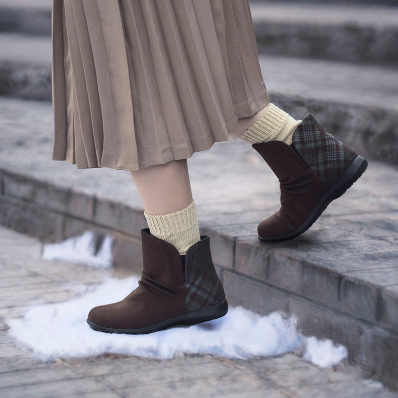 ALL DAY Walk 306 ダークブラウンチェック