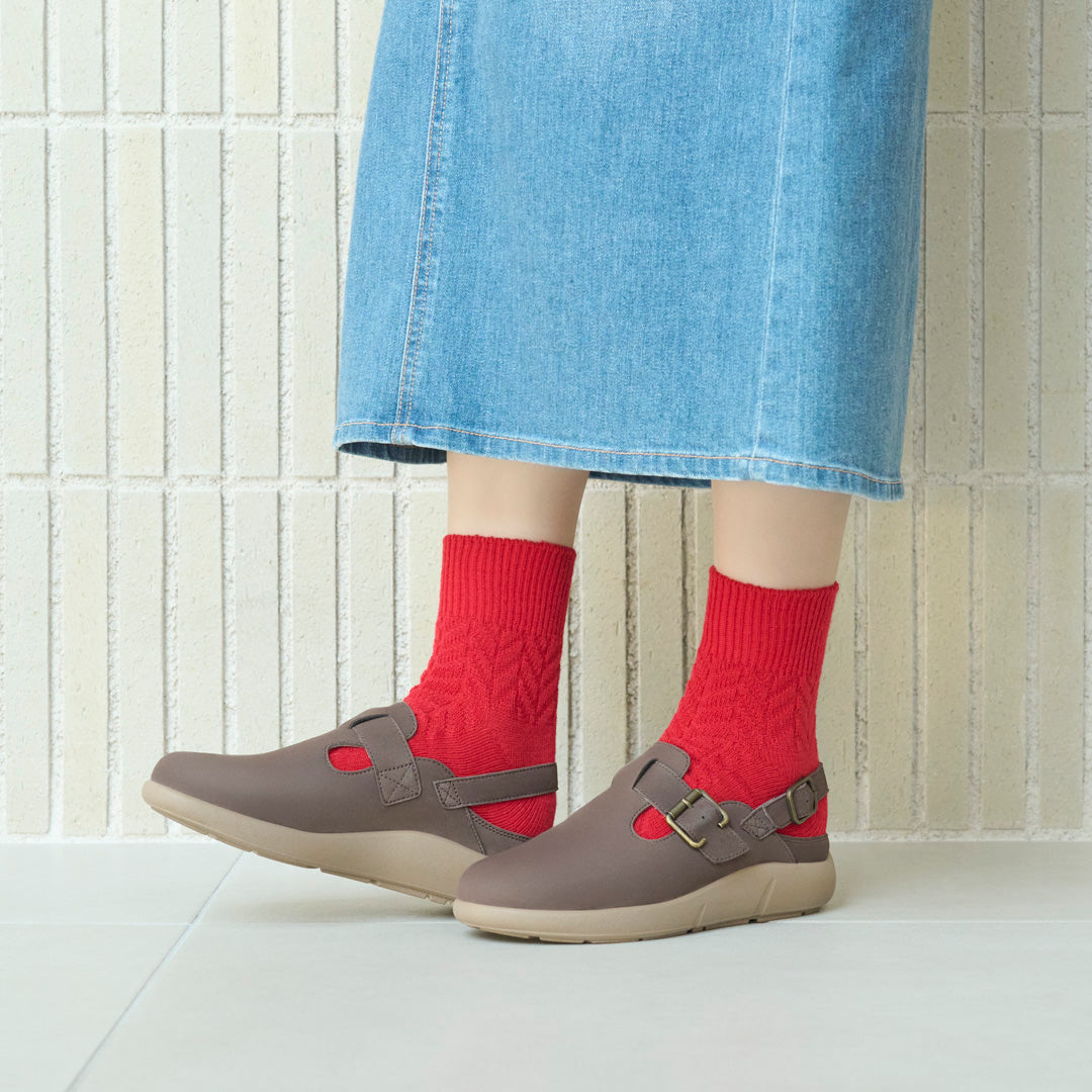 アキレス・ソルボ C 604 ヌバック/コーヒー