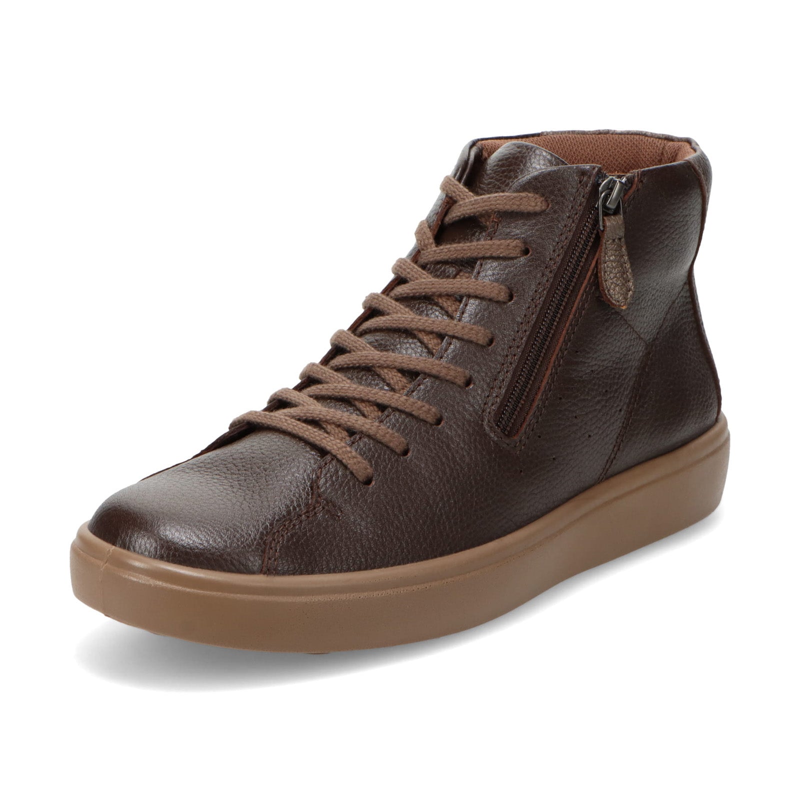 アキヘイ アキレス・ソルボ C 613 コーヒー｜牛革3E ファスナー付きハイカット