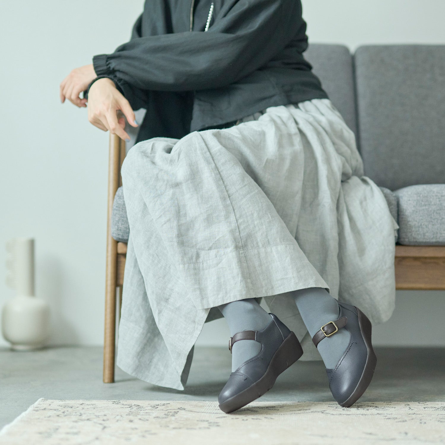 アキレス・ソルボ H 590 ネービー/コーヒー