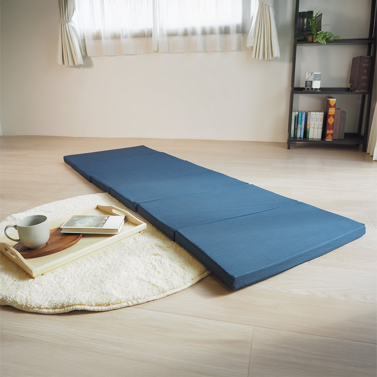 MK6-SSS] 6つ折りどこでもマットレス スモールセミシングル