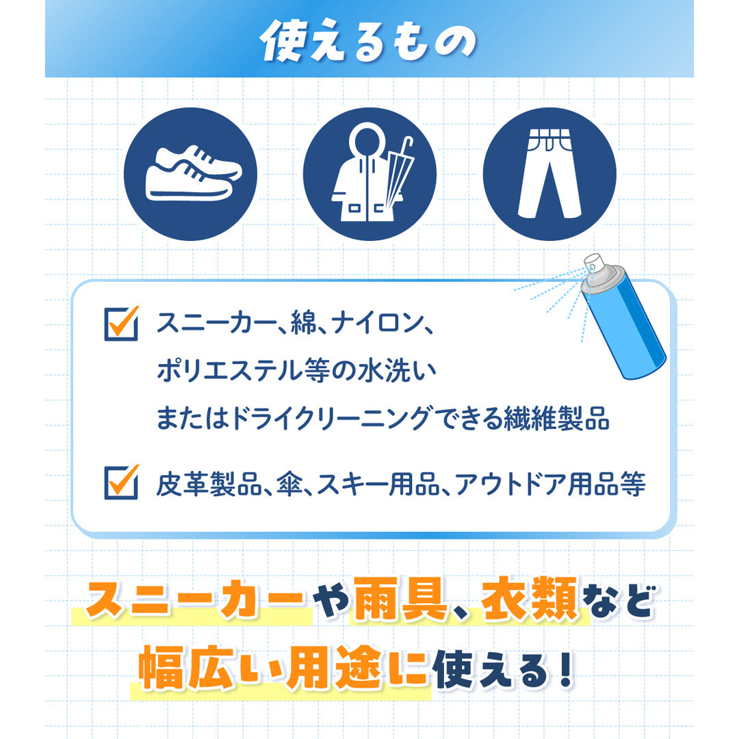 瞬足 防水・防汚スプレー