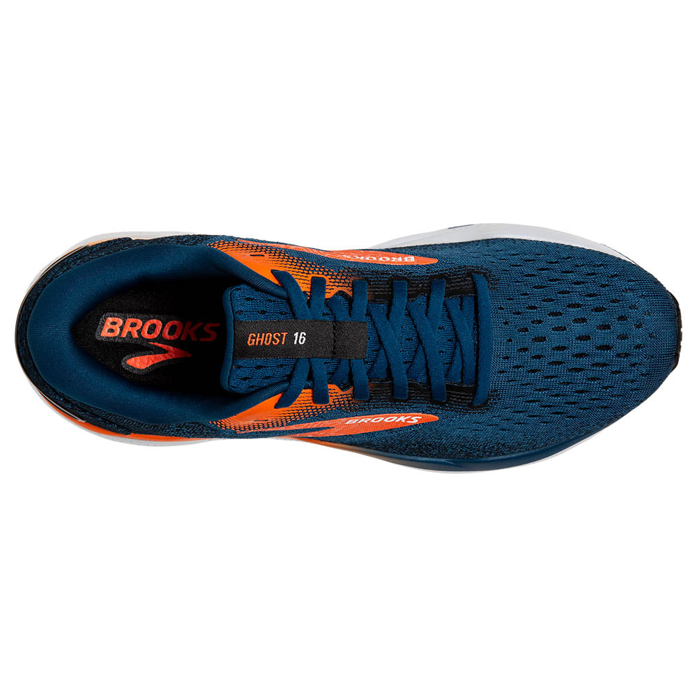 BROOKS ゴースト16 ネイビー/レッド［MEN］