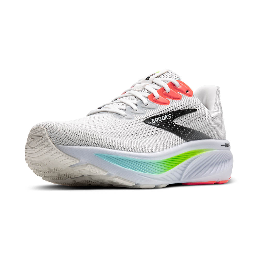 BROOKS ゴースト17　ホワイト/グリーン［MEN］