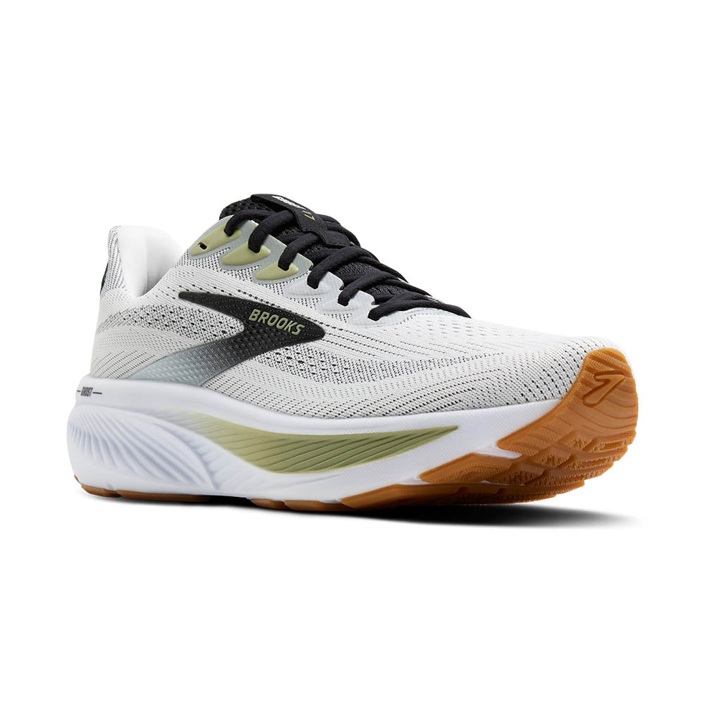 BROOKS ゴースト17　ホワイト/グレー［MEN］