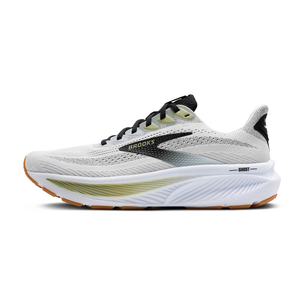 BROOKS ゴースト17　ホワイト/グレー［MEN］