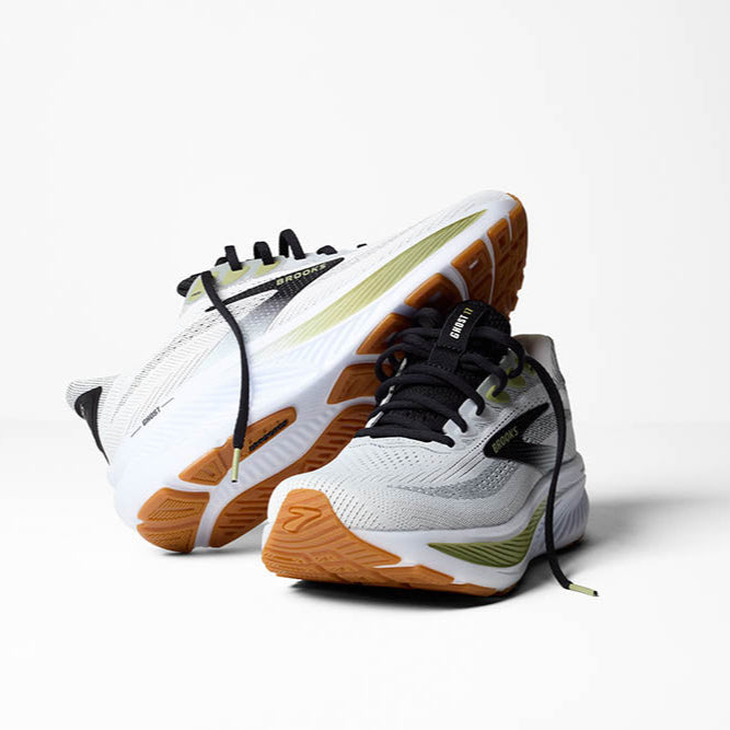 BROOKS ゴースト17 ホワイト/グレー［MEN］