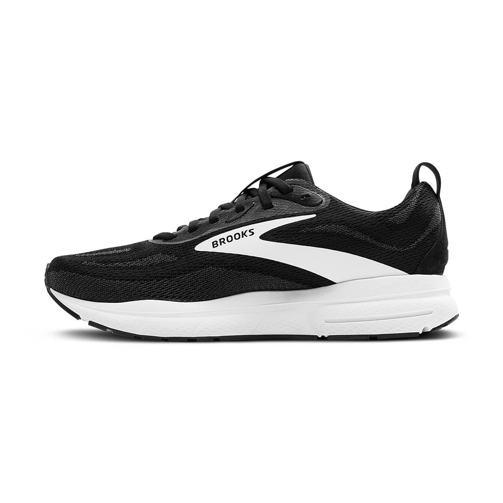 BROOKS トレース4　ブラック/ホワイト［MEN］