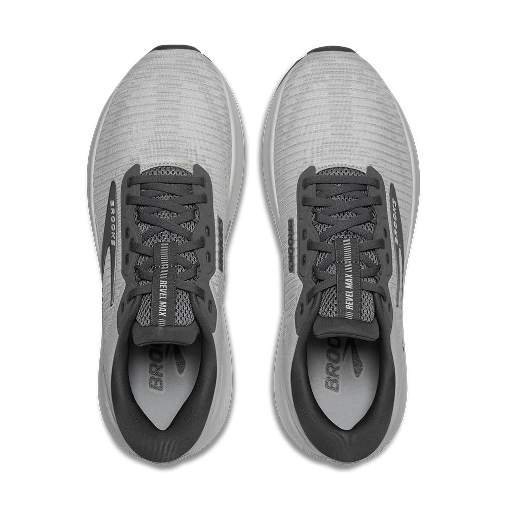 BROOKS レベルMAX　グレー［MEN］