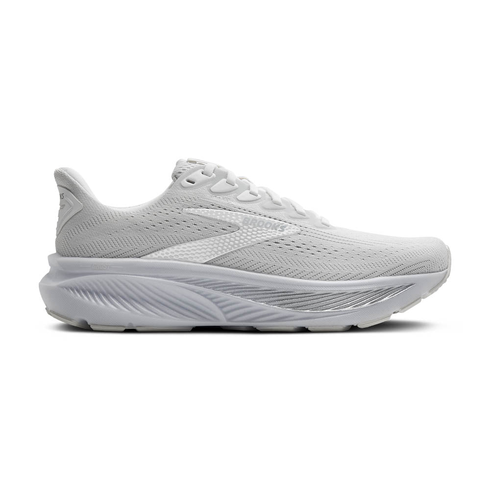 BROOKS ゴースト17　ホワイト/シルバー［WOMEN］
