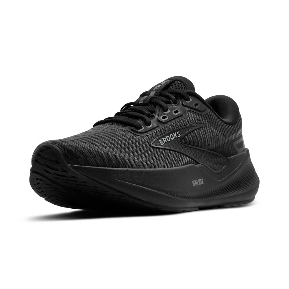 BROOKS レベルMAX　ブラック［WOMEN］