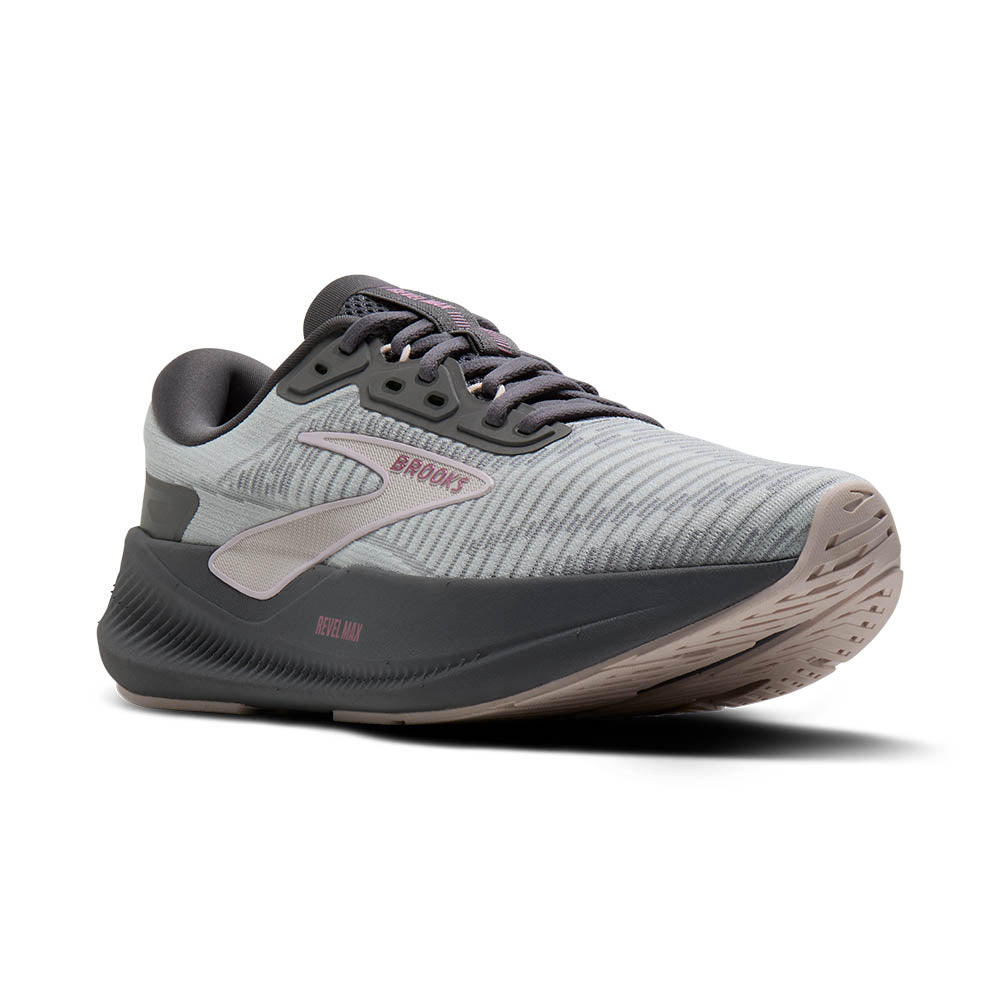 BROOKS レベルMAX　グレー［WOMEN］