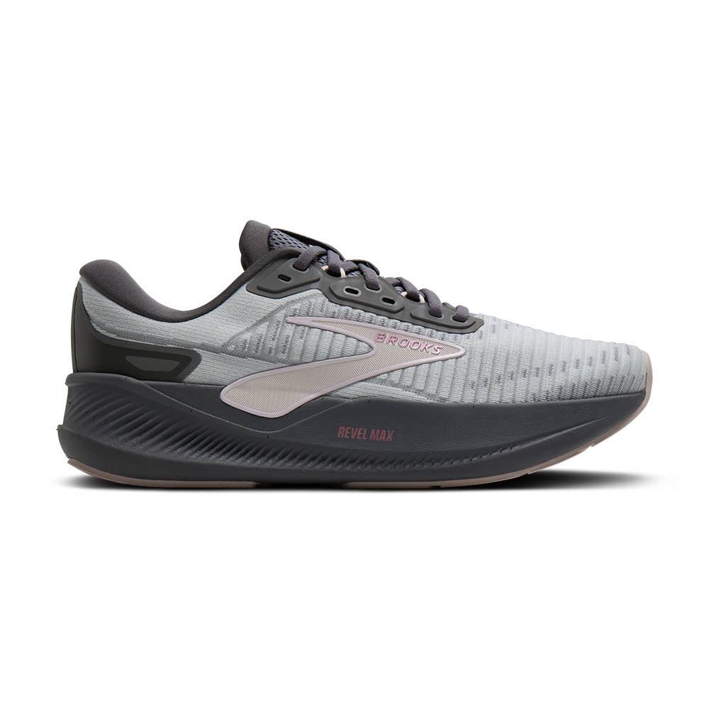 BROOKS レベルMAX　グレー［WOMEN］