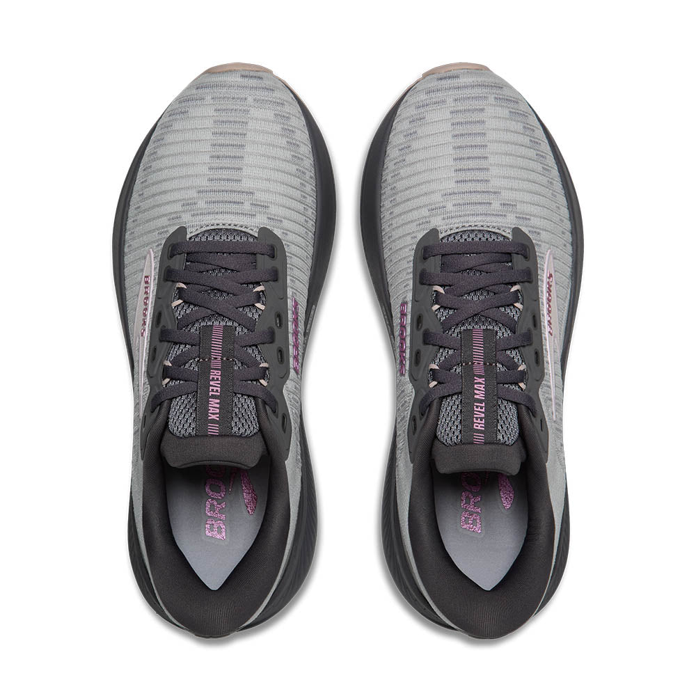 BROOKS レベルMAX　グレー［WOMEN］