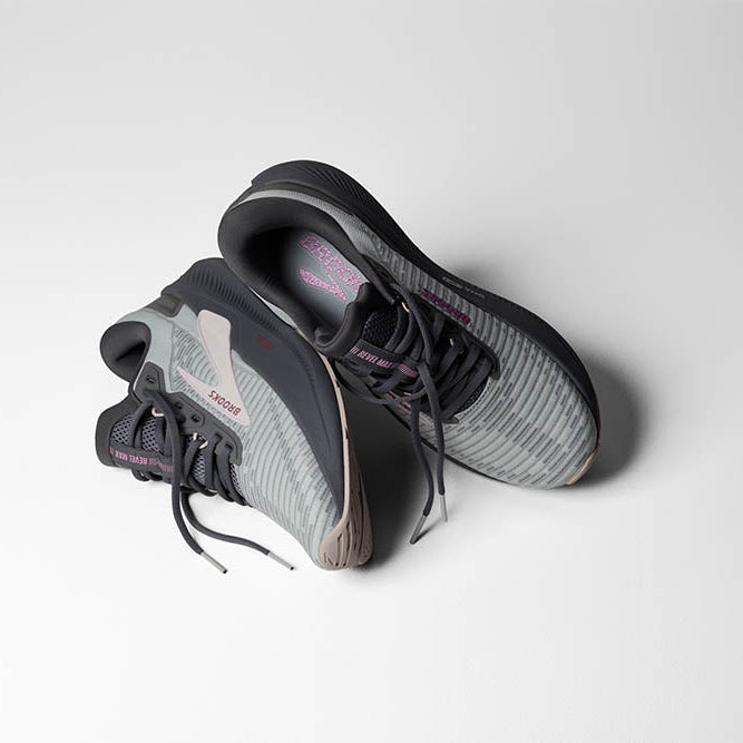 BROOKS レベルMAX グレー［WOMEN］