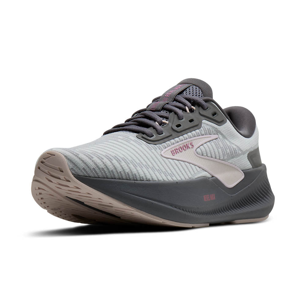 BROOKS レベルMAX グレー［WOMEN］