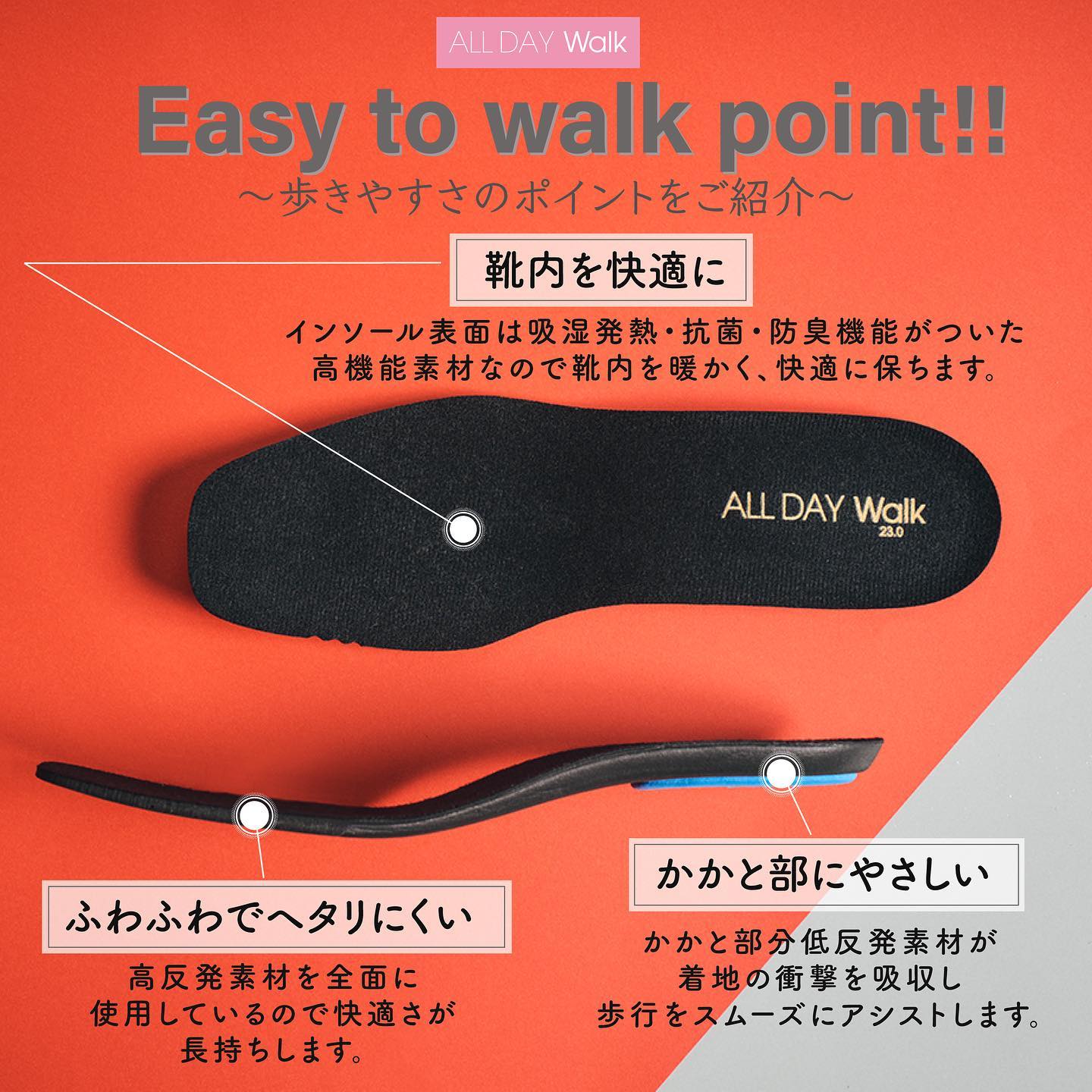 ALL DAY Walk 248　ブラウン