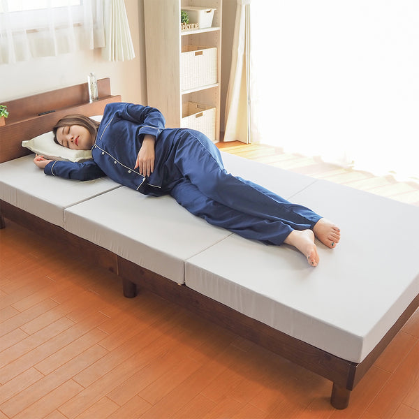 AK-330 S] AK-NUBE 高反発3つ折りマットレス シングル