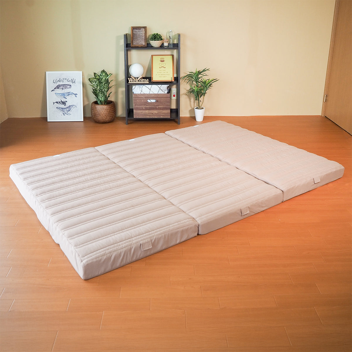 [AK-T8QFML-D] 家族で眠れるつなげて使えるマットレス ダブル