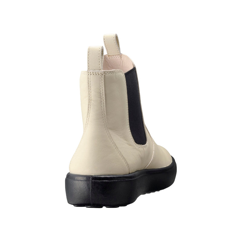 アキレス・ソルボ N 516 オフホワイト｜ミニマル レザーサイドゴアブーツ