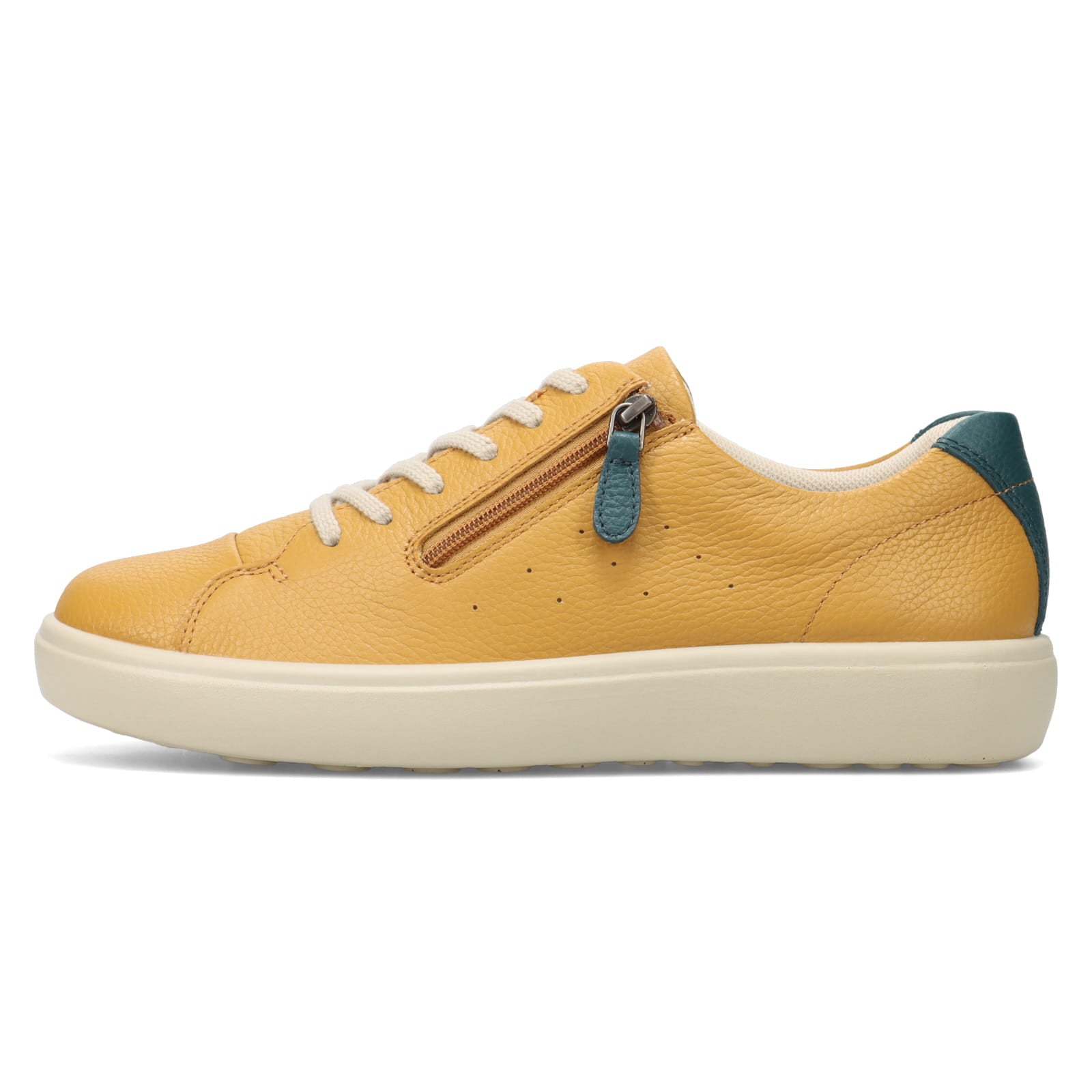 アキレス・ソルボ C 429 マスタード｜牛革3E ファスナー付きシューズ