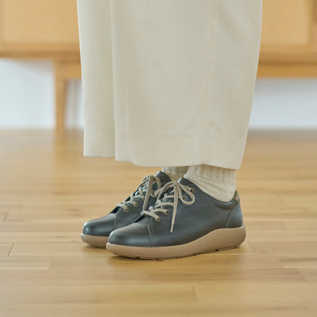 アキレス・ソルボ C 527 ダークグリーン｜牛革3E ファスナー付き