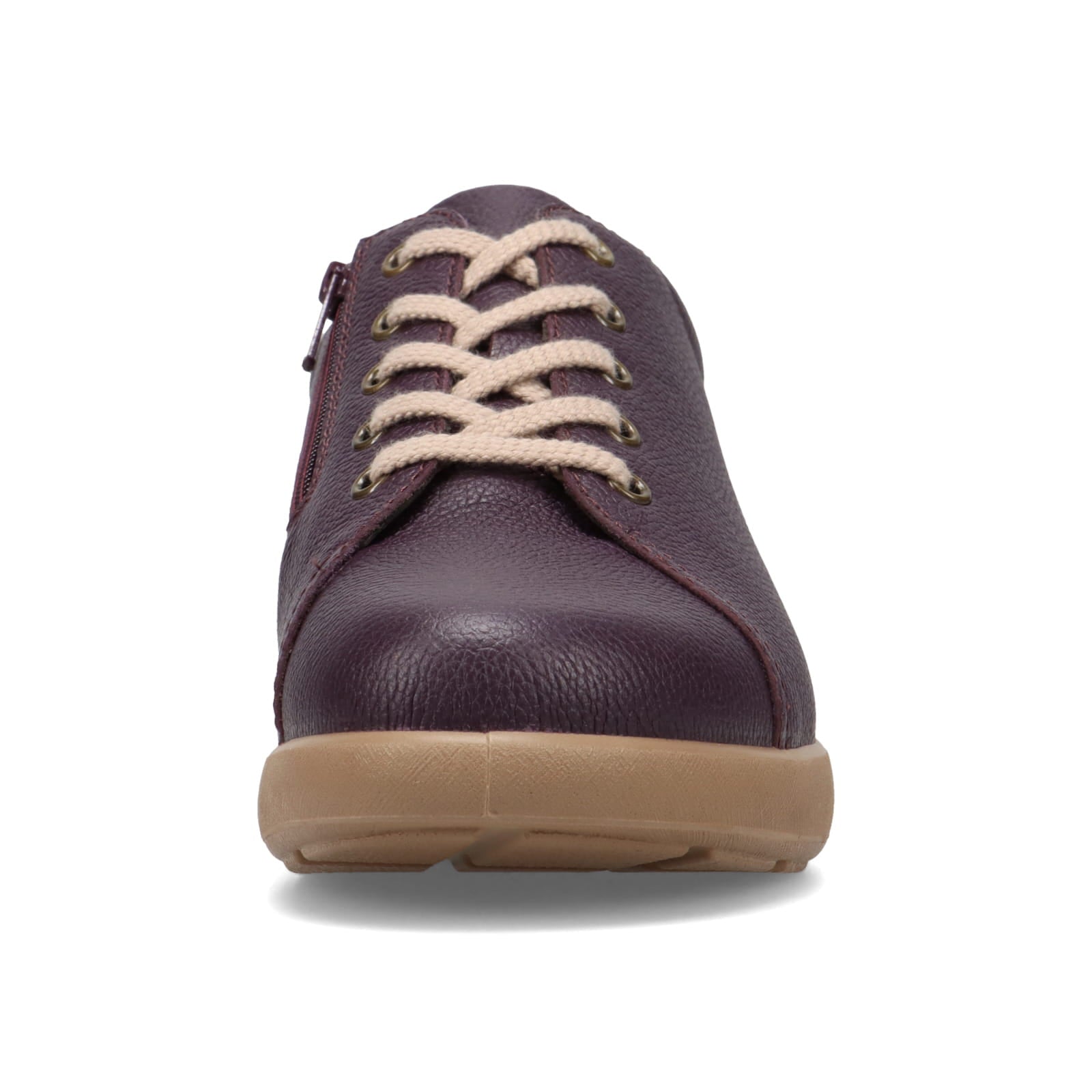 アキレス・ソルボ C 527 ダークパープル｜牛革3E ファスナー付き