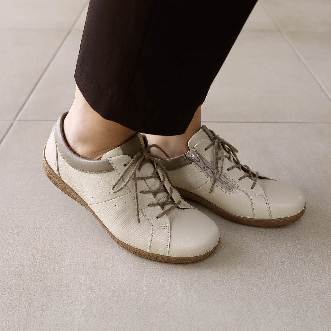 プレシジョン ほぼアルテグラ アキレス・ソルボ C 598 黒/チタン｜牛革3E ファスナー付きシューズ