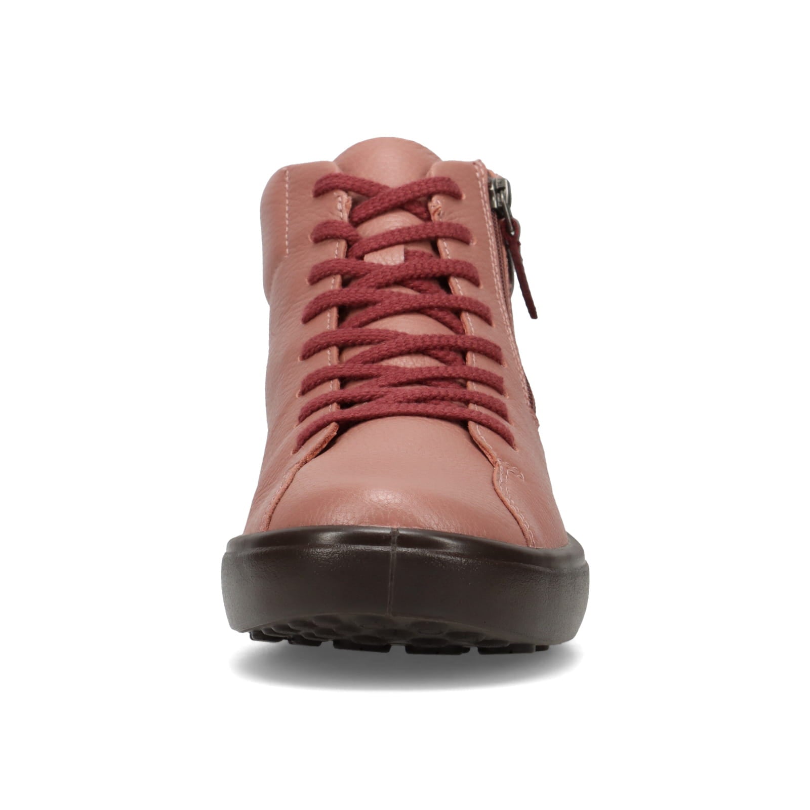アキレス・ソルボ C 613 ローズ｜牛革3E ファスナー付きハイカットシューズ