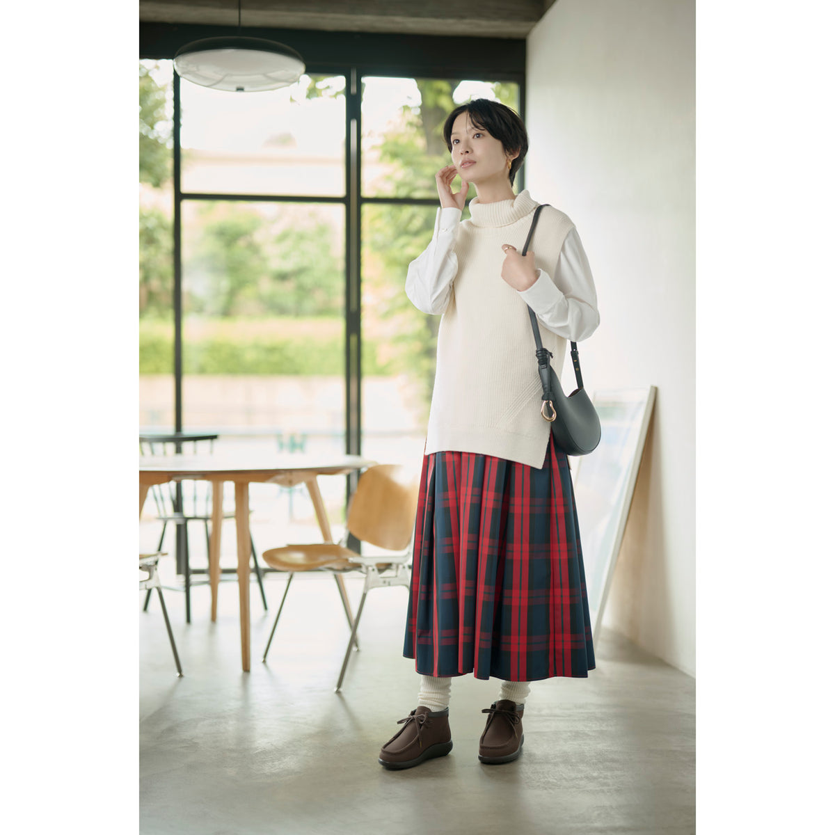 アキレス・ソルボ C 638　ヌバック/コーヒー