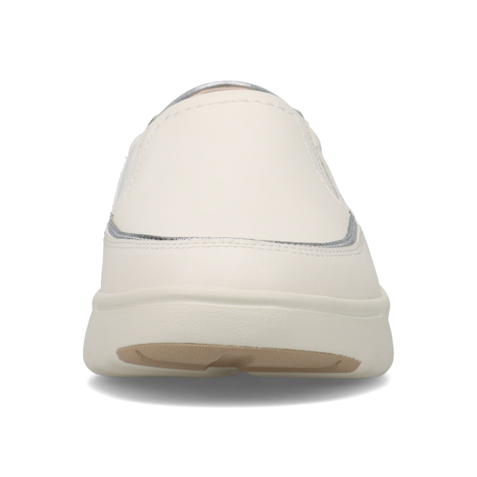 アキレス・ソルボ H 628 白｜レザーコートスニーカー（スリッポン）｜3E