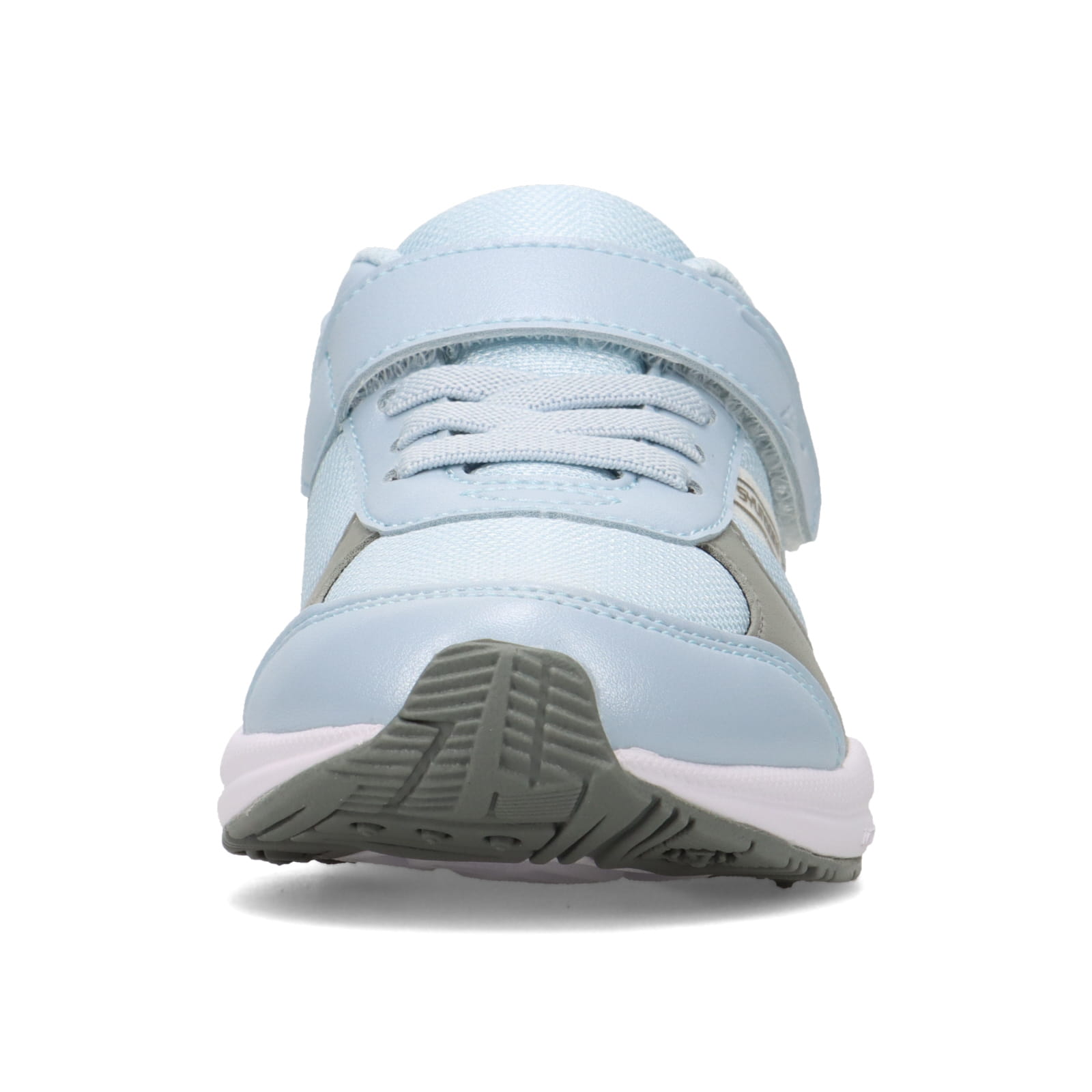 瞬足 LC-814 サックス/グレー｜女の子向け｜幅広3E｜ULTRA WIDE