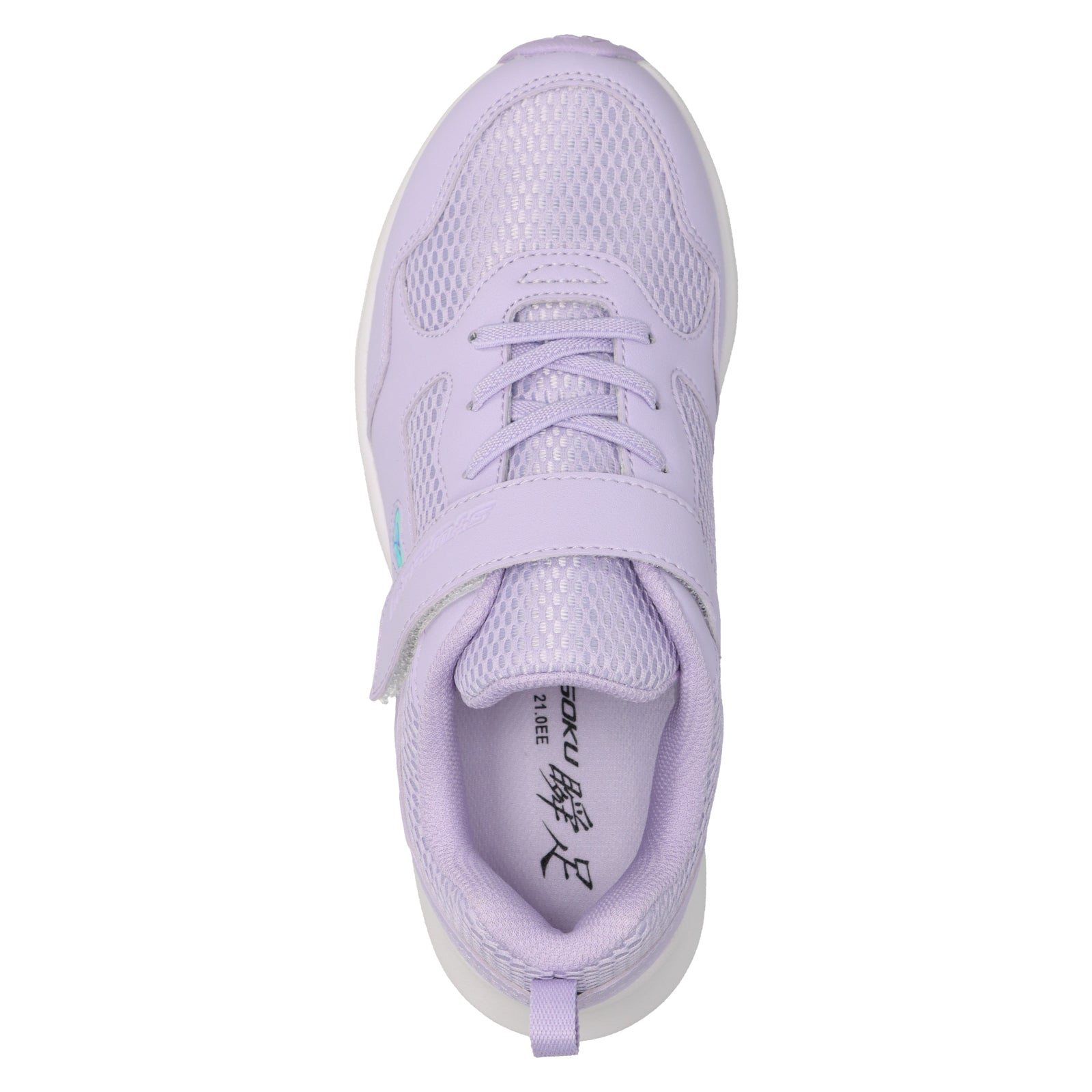 瞬足 LJ-836 ラベンダー｜女の子向けスクールモデル｜ゴム紐×面