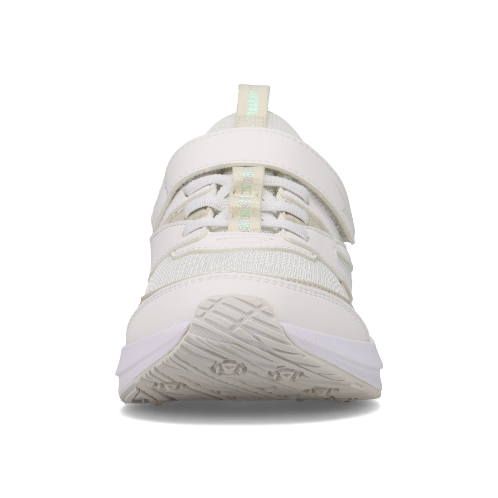 瞬足 LJ-848 白｜女の子向け｜幅広3E＆グリップ力で安定して走れる