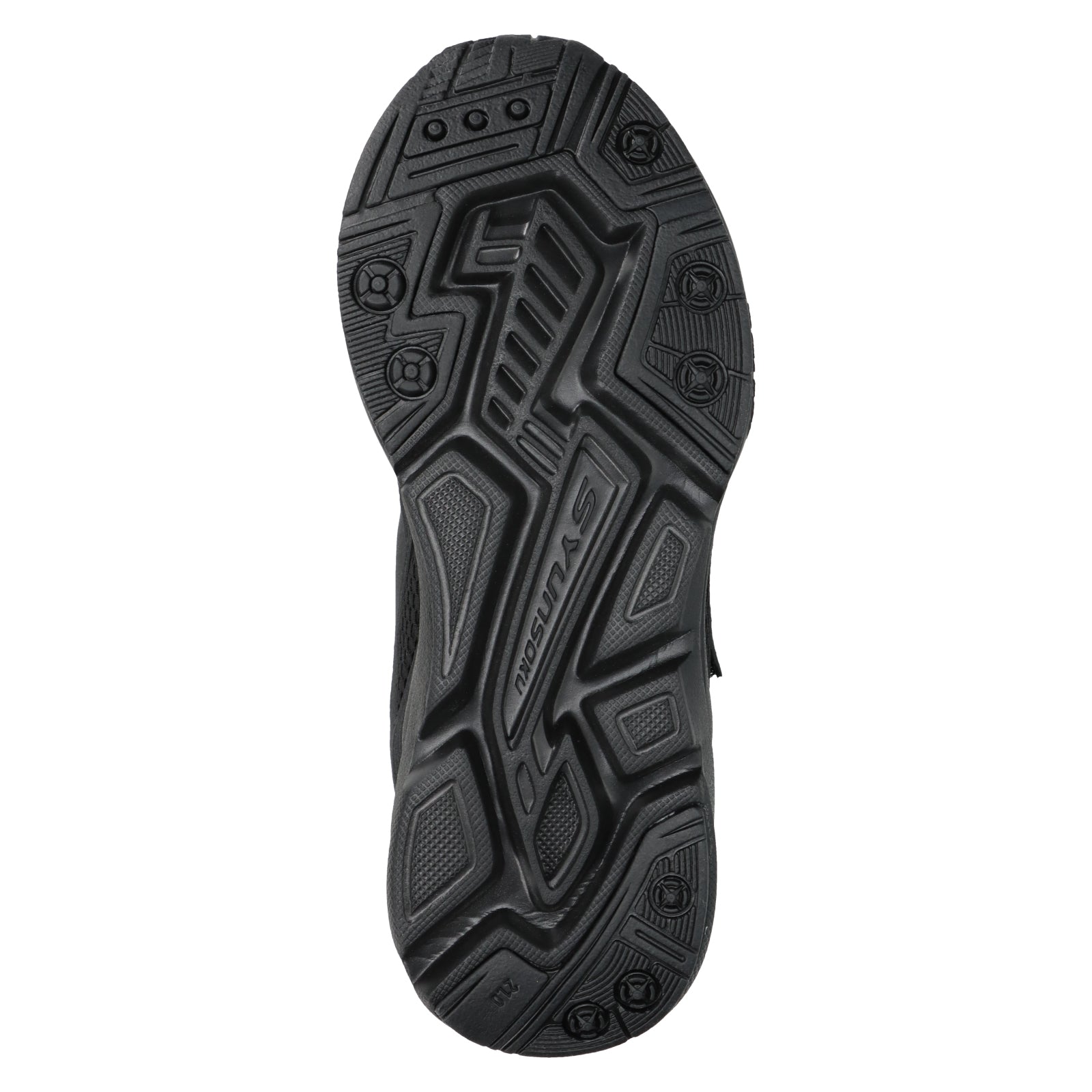 瞬足 JJ-199 黒/黒｜for SCHOOL｜ゴム紐×面ファスナー（3E）