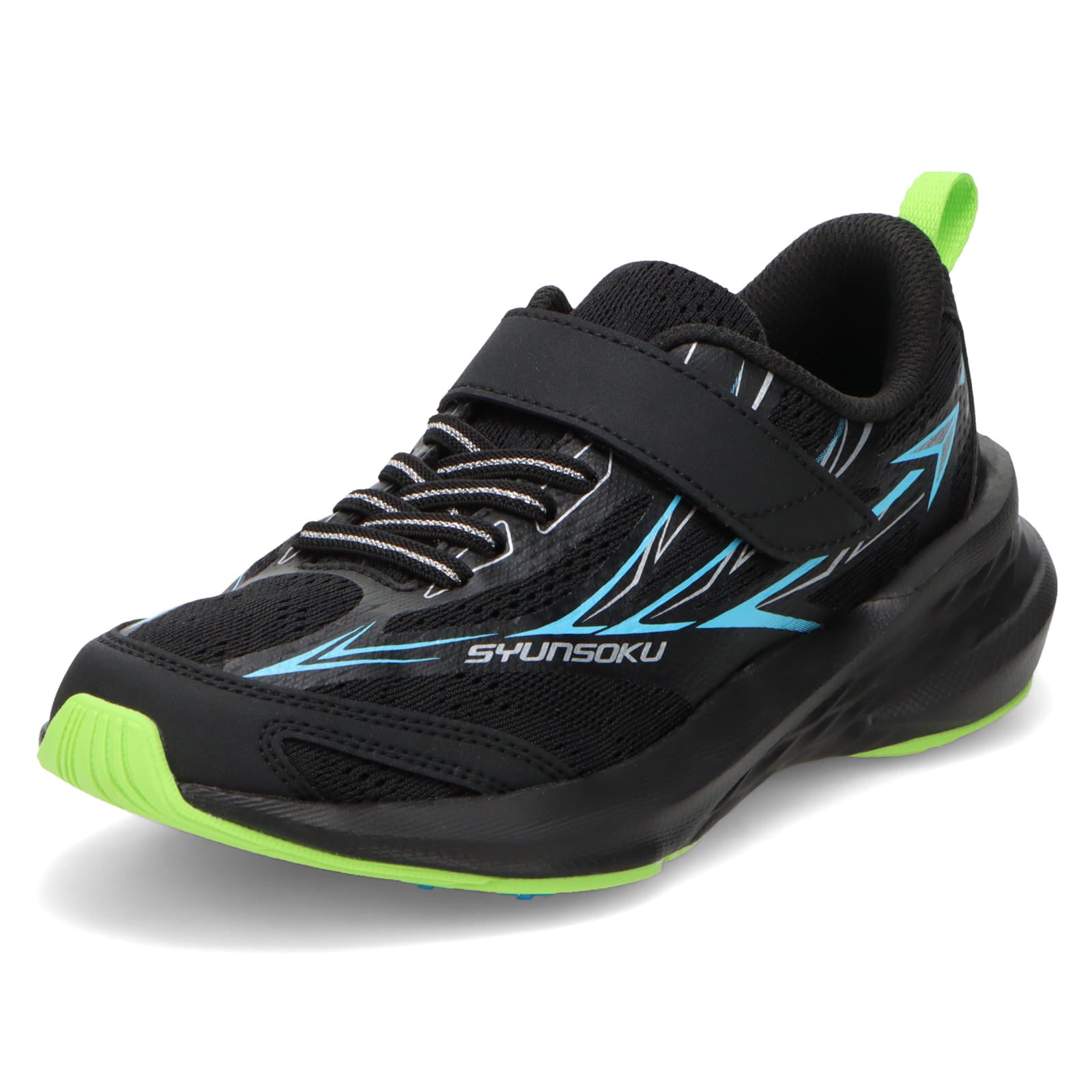 瞬足 JJ-235 黒｜男の子向けモデル｜幅広2.5E｜WING SLIDER